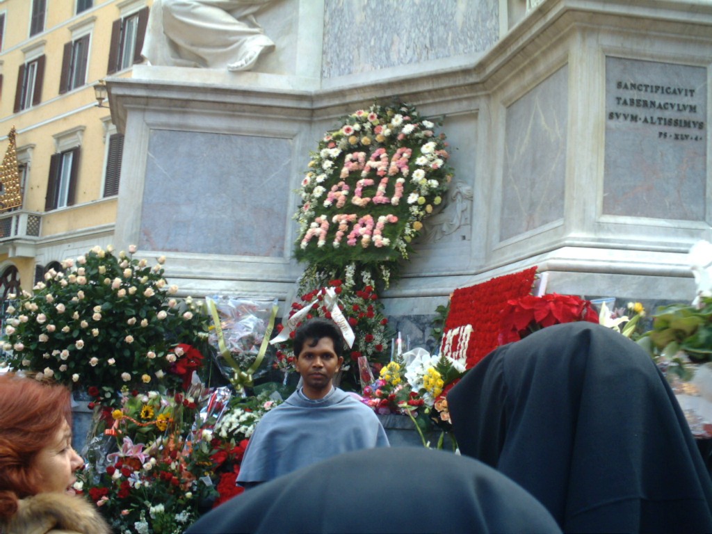 Festa dell''Immacolata a P.za Di Spagna (Roma)